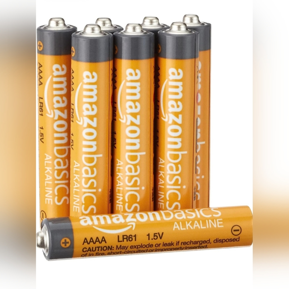 Amazon Basics (Pack of 8) AAAA Alkaline High-Performance Batteries, 1.5 Volt,